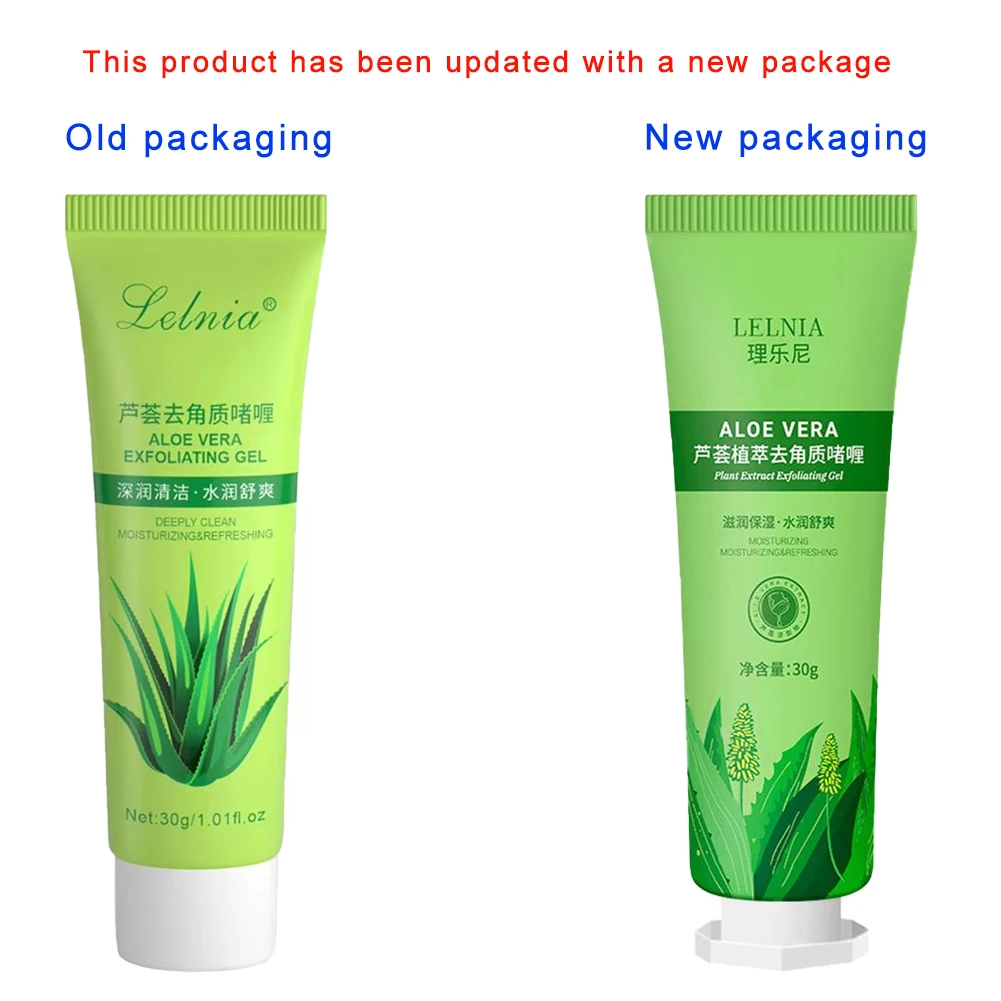 Face Exfoliating Gel Aloe Vera Facial Exfoliating Scrub Cleanses Remove  Blackhead Moisturizing Shrink Pores Skin Care 30g-100g - AliExpress 66
