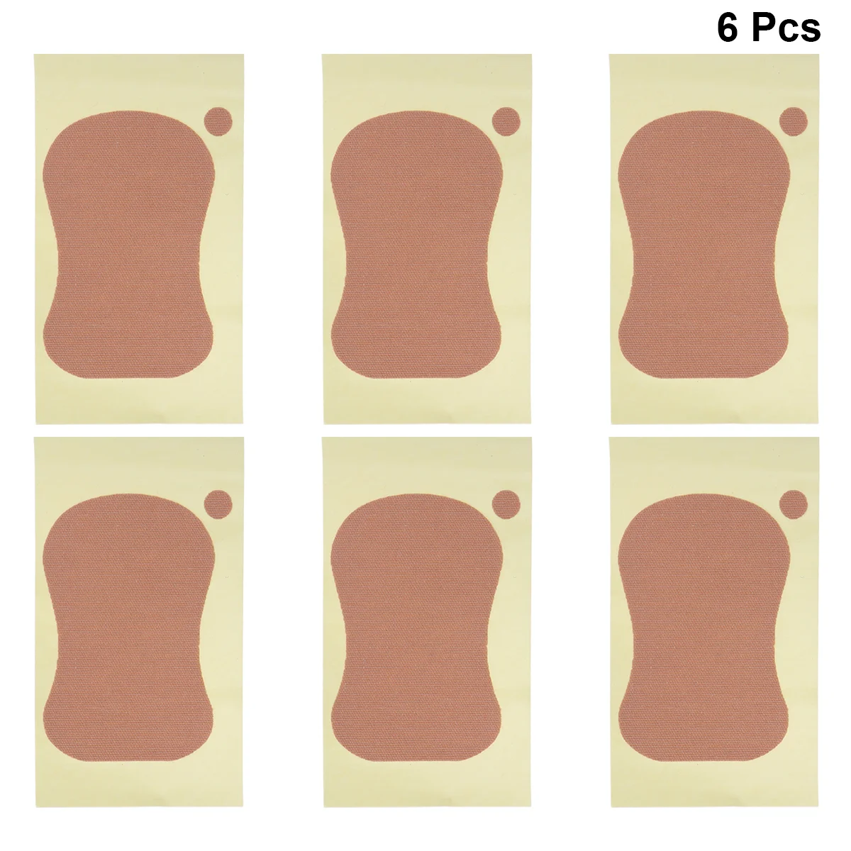 6 peças adesivos de transpiração lavável homem feminino almofadas anti-suor remendos anti-transpiração