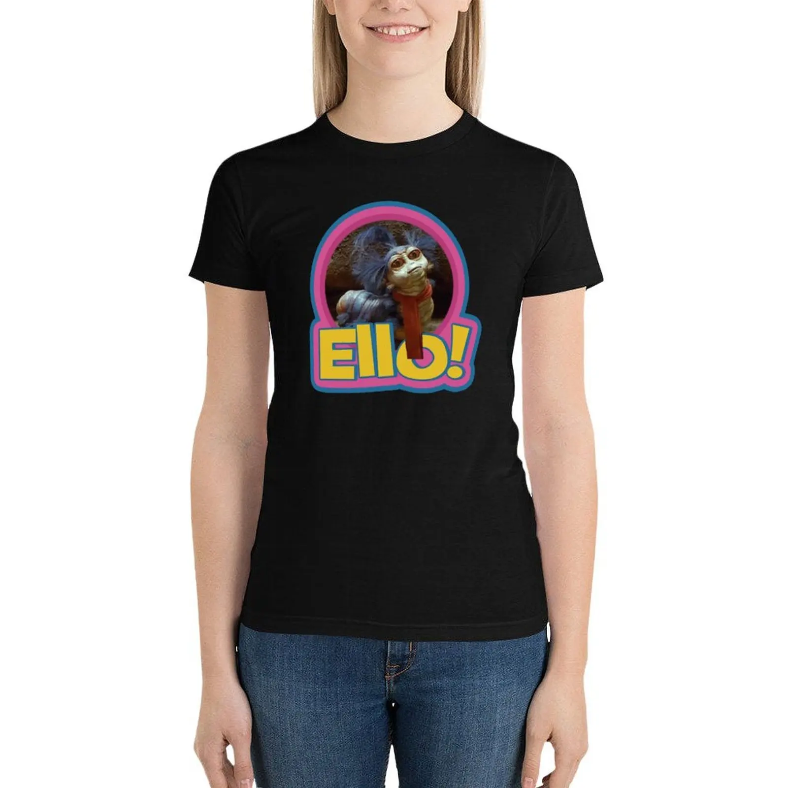 Ello Worm T-Shirt plus size tops shirts graphic tees cute tops Women tops