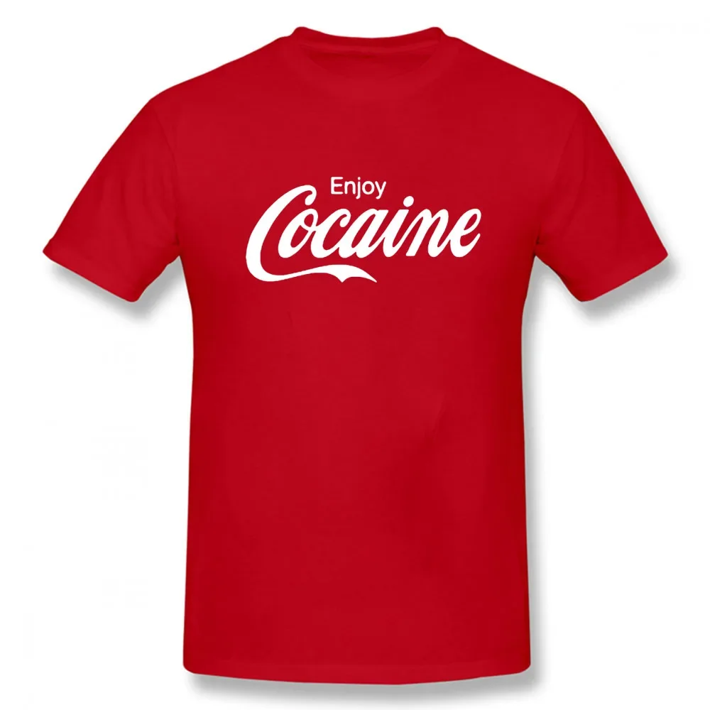 

Enjoy Cocaaeine T-Shirt Fashion Funny Birthday Cotton Short Sleeves T Shirts Causal O-neck Tops Tees Hip Hop