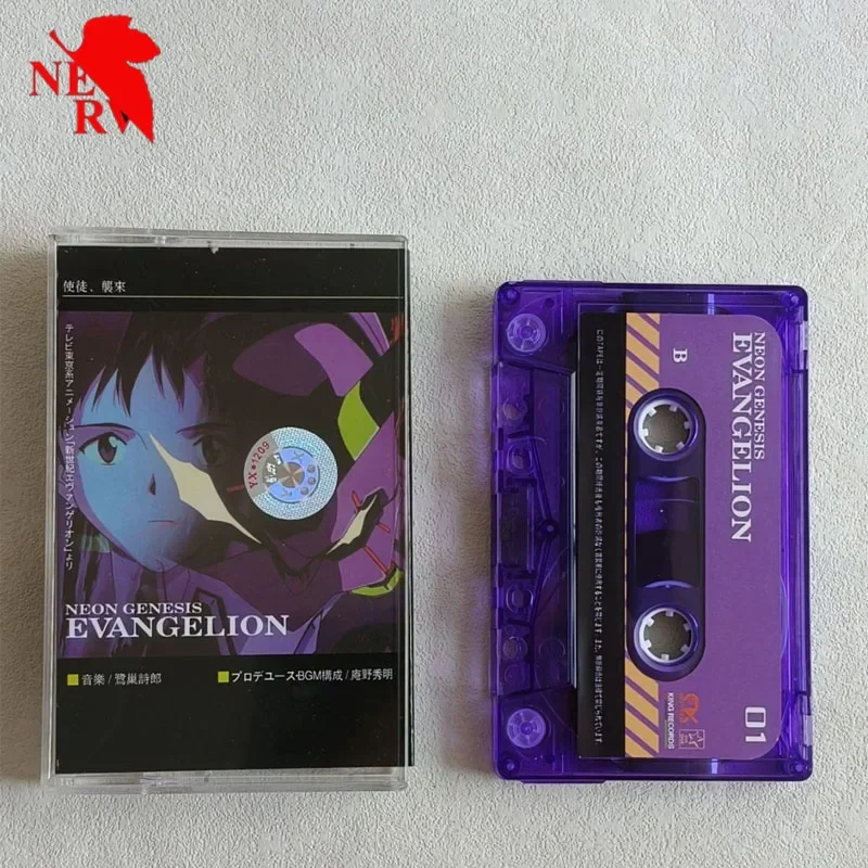 Evangelion Song Recording Tape Anime Music Walkman Cassettes Cartoon Soundtrack Box Recorder Car Walkman Tape Collectible Gift