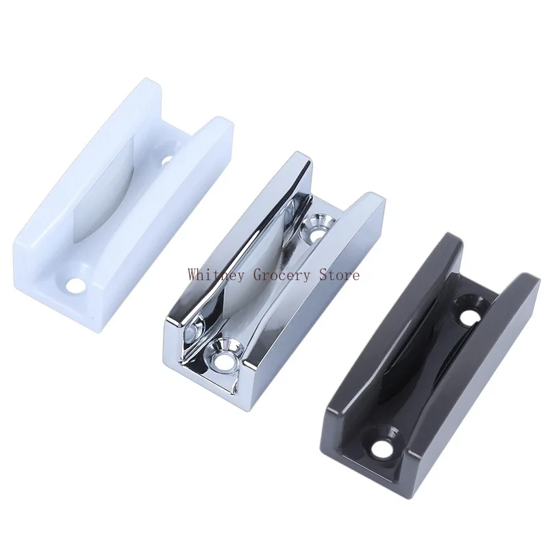 Glass Shower Sliding Door Positioner Limiter Single Side Single Slot Small Slider Guide Sway Stopper Bathroom Accessory (SQH102)