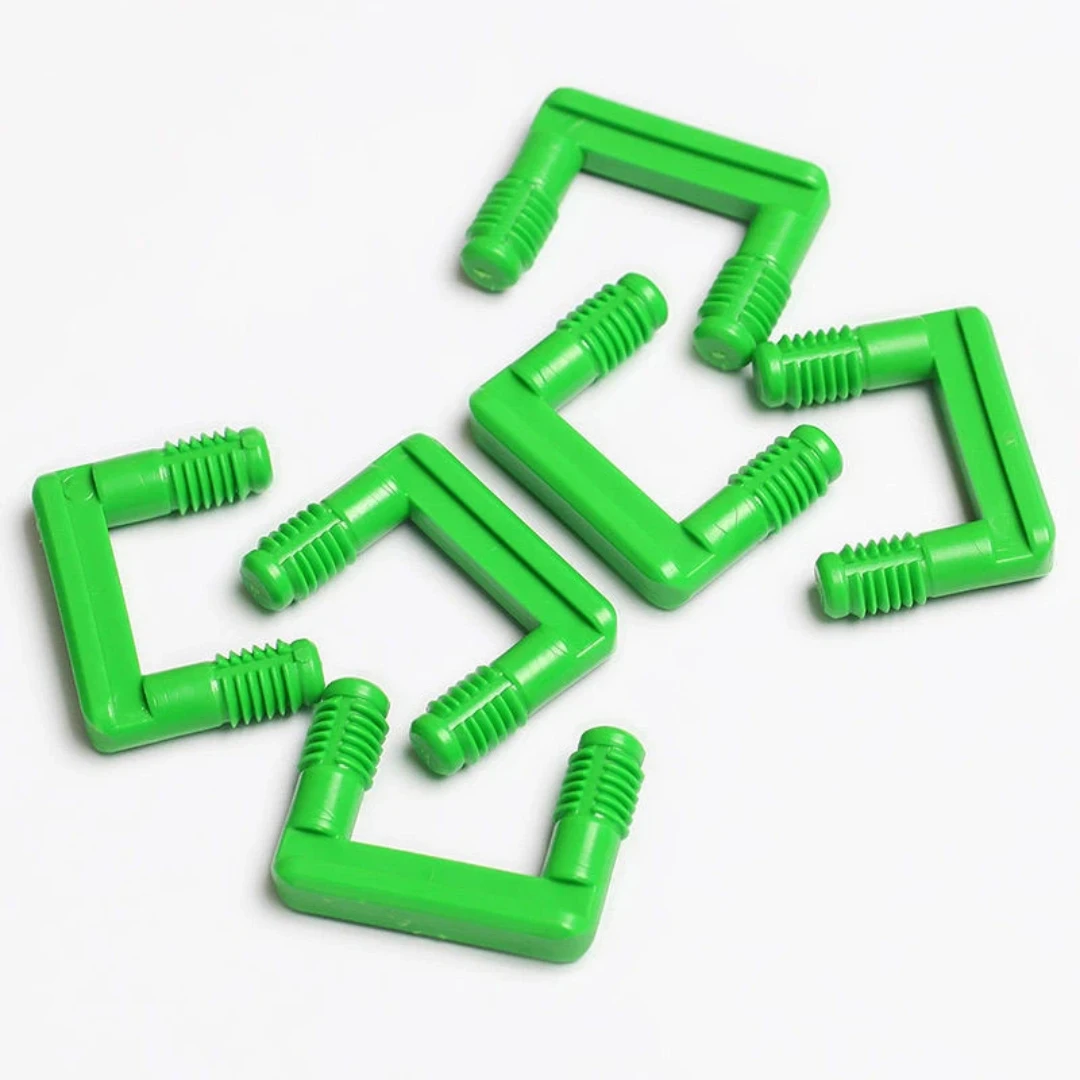 400Pcs Invisible Plastic U Shaped Cabinet Sliding Connecting Clip Joiner