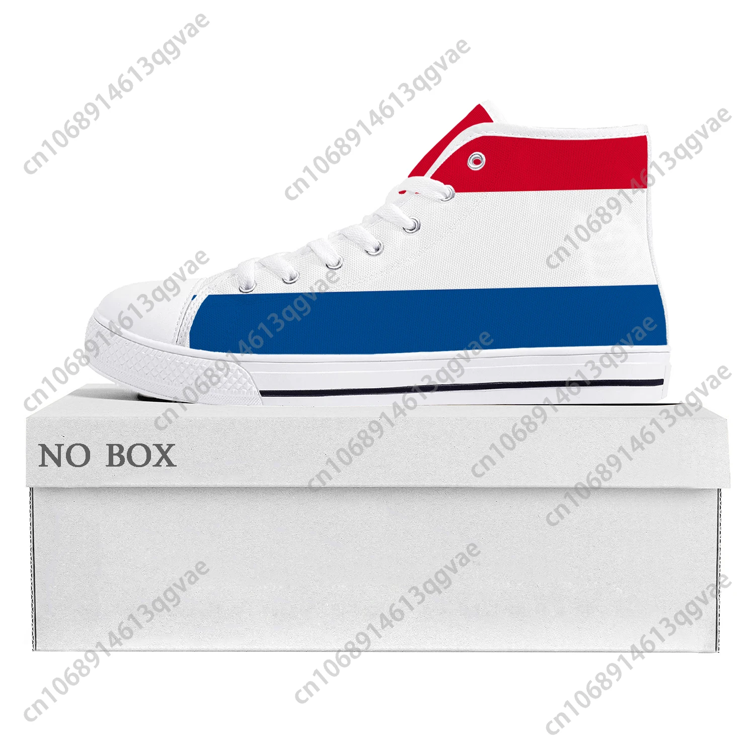 Dutch Flag High Top High Quality Sneakers Mens Womens Teenager Canvas Sneaker Netherlands Casual Couple Shoes Custom Shoe