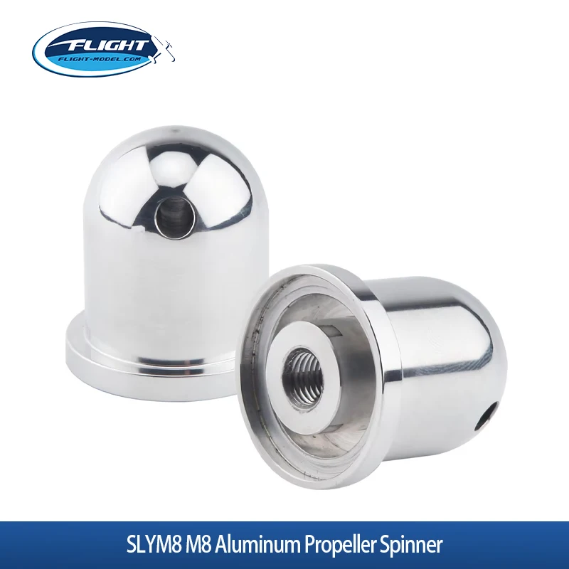 FLT SLYM8 M8 Aluminium-Propeller-Spinner-Kuppel RC Modellboot Propellermutter-Spinnerabdeckung für RC Gas-Rennboot