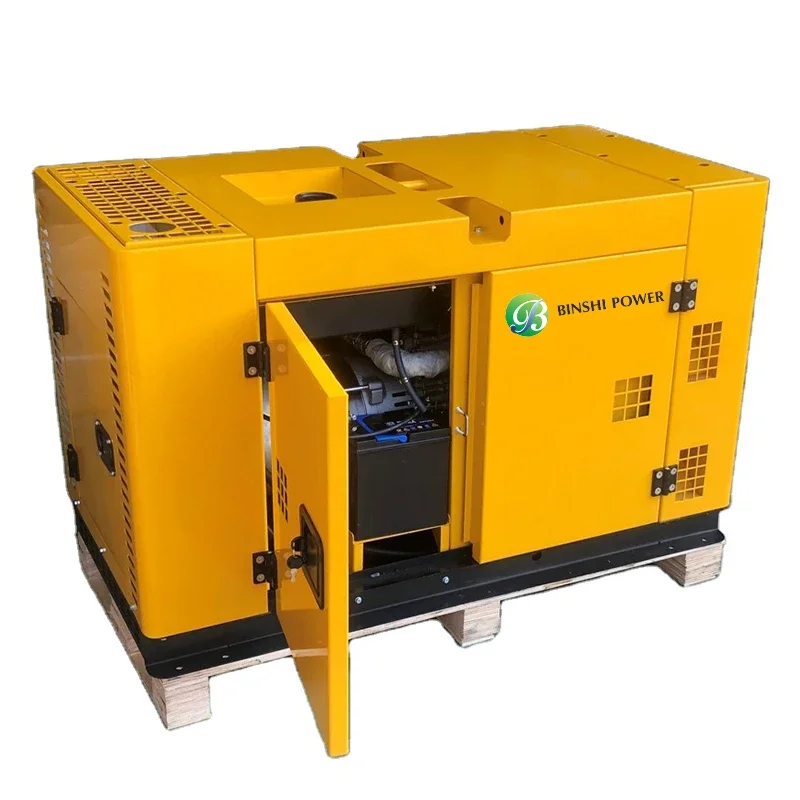 

l 8.5Kw 8Kw 10Kva 50HZ 60HZ 3 Phrase Silent Diesel Engine Prices Diesel Generator Genset