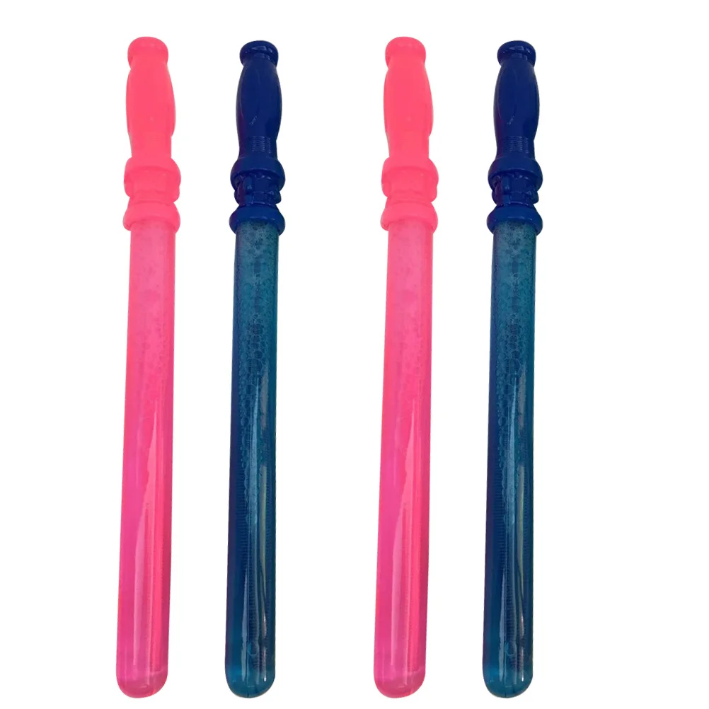 4 pçs eco-friendly bolha vara grande plástico seguro para crianças festa de verão ao ar livre conjunto bolha entretenimento colorido