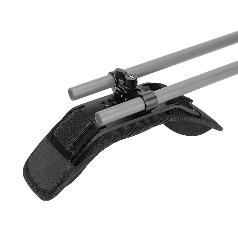 Плечевая Накладка для камеры CAMVATE с 15-миллиметровым зажимом, рельсовый блок для DSLR-камеры/видеокамеры, наплечное крепление