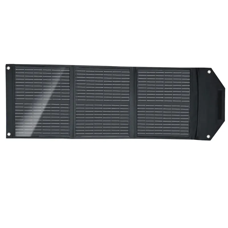 DC+USB Outdoor Mobile Energy Storage Power Supply 60W Solar Photovoltaic Panel Frosted Monocrystalline Silicon Foldable view 3
