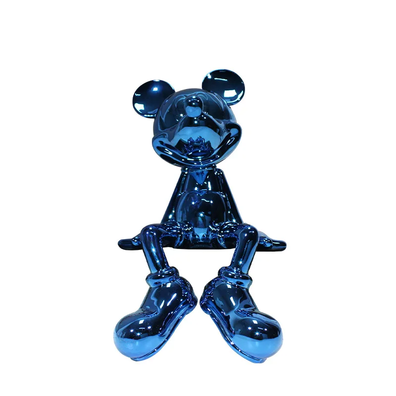 

Modern creative cartoon ornament electroplating model living room porch model house jewelry soft decoration jewelry
