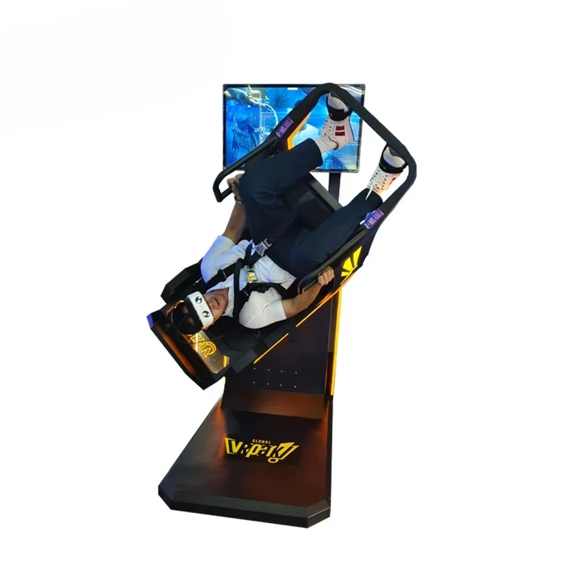 Super Stunning 9D Panoramic Virtual Simulator Cool Equipment with 720 °   Free Rotating Dynamic Seat Virtual Reality Glasses