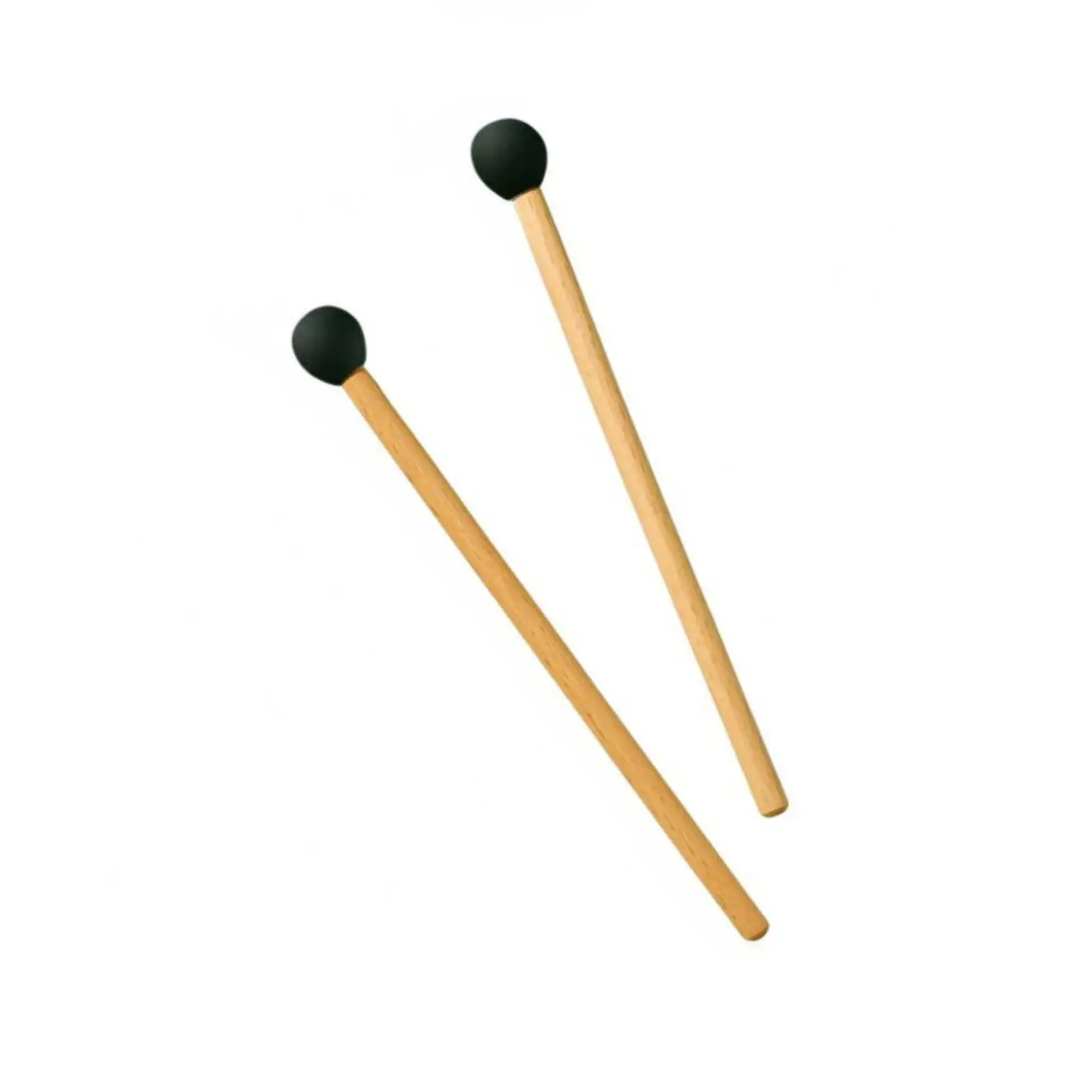 Children Drumstick Balanced Wooden Percussion Mallet Soft Tip for Steel Tongue Drum Yoga Class and Home