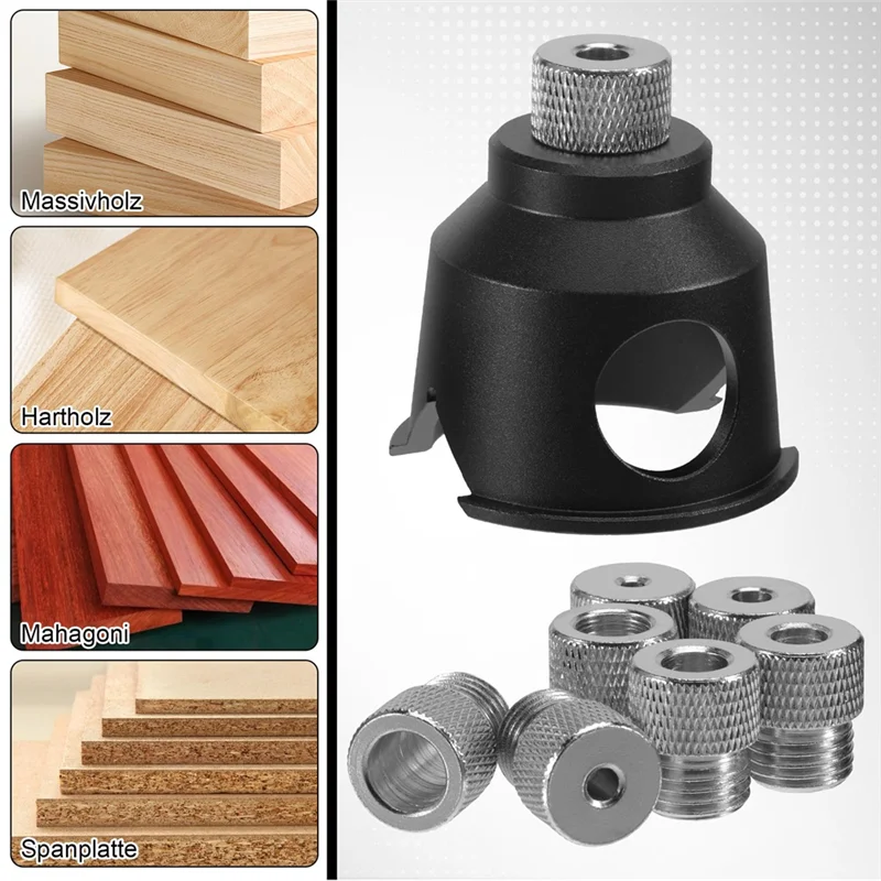 أداة مساعدة حفر النجارة من AWAH، قالب الحفر، دليل الحفر العمودي، محدد موقع ثقب الحفر #2