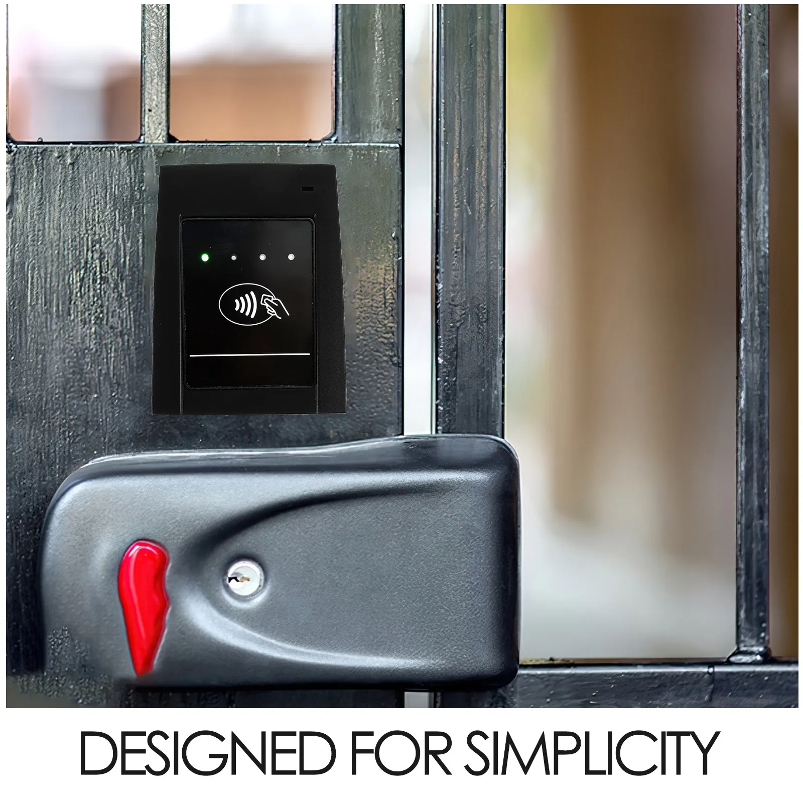 Multi Functional Ic Id Card Reader Shell Waterproof Plastic Access Control System Reader for Secure Entry Scenarios