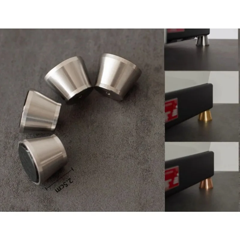 Suitable for Lamarzocco Coffee Machine Modification Kit, Metal Feet for Modification, Stainless Steel, Brass, Purple Copper