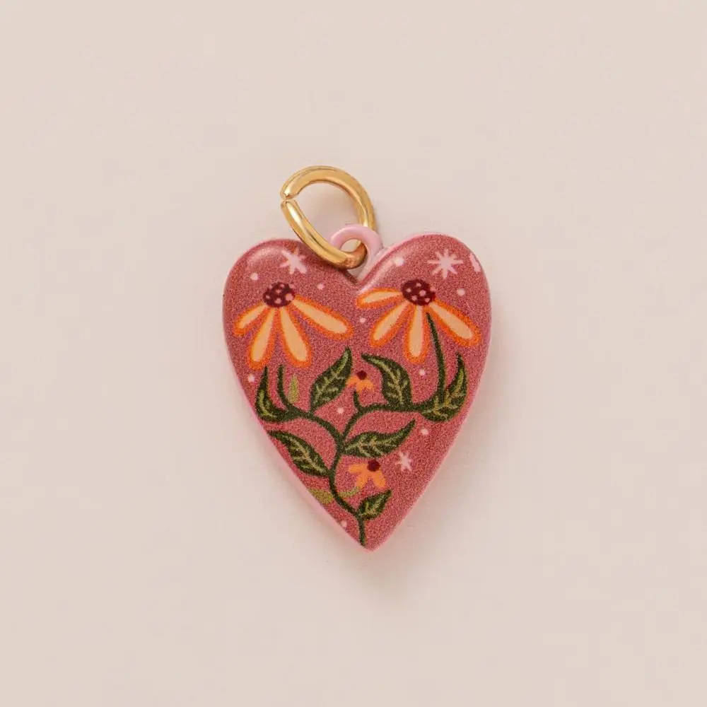 New Colorful Hand-Drawn Pendant Charms Handcrafted DIY Jewelry Charms Gift Geometric Shape Making Connector Charms Making