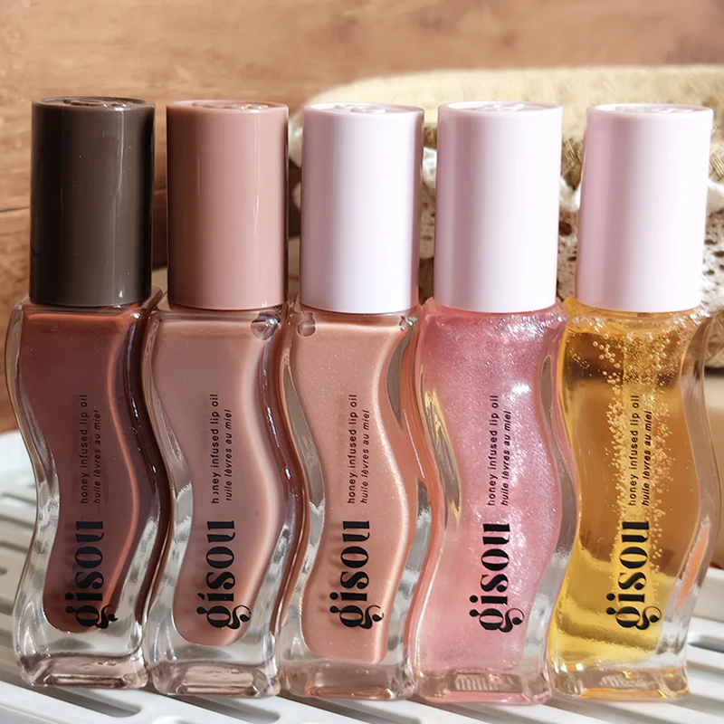 Gisou Brand Hot Sale Lip Oil Watermelon Milky Mocha Honey Lip Balm Essence Long Lasting Hydrating Moisturizing Lipstick Cosmetic