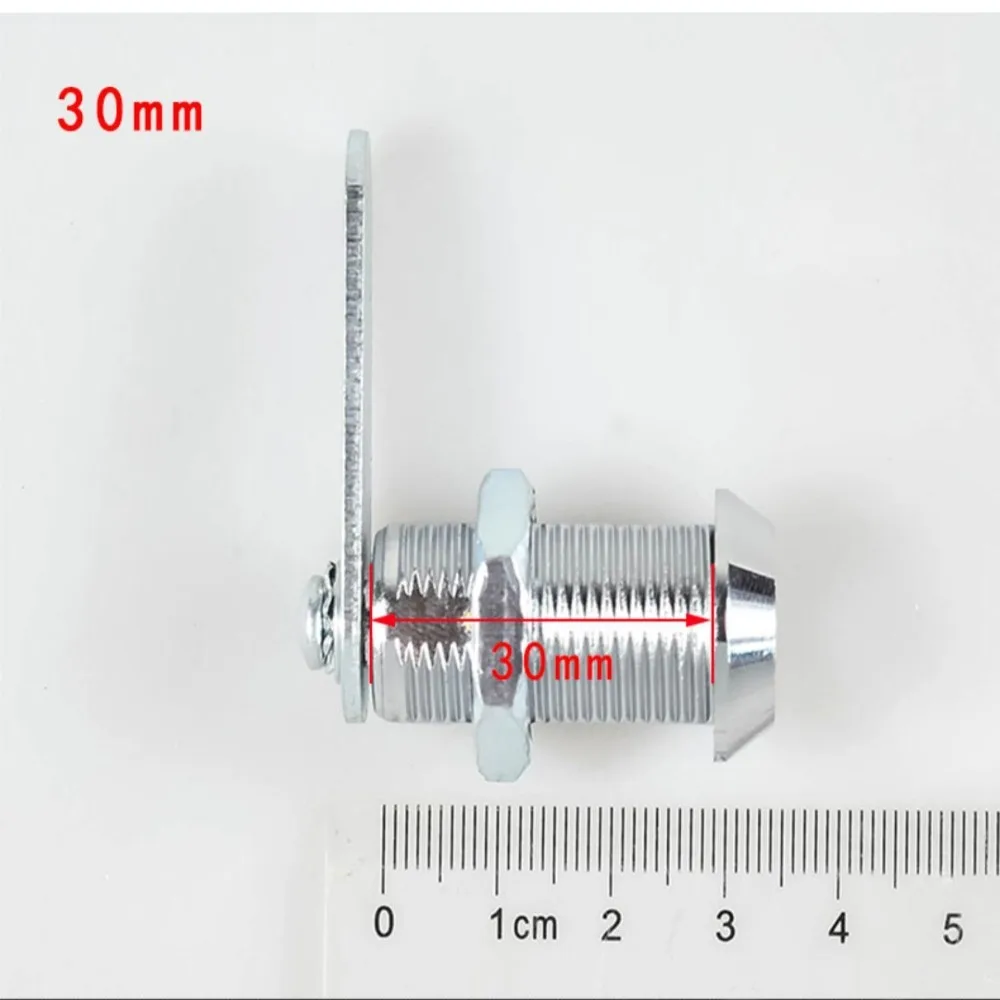 Safe Deposit Box Locks with 2 Keys Power Distribution Box File Metal Cabinet Emergency Lock Table File Drawer Plum Blossom Key