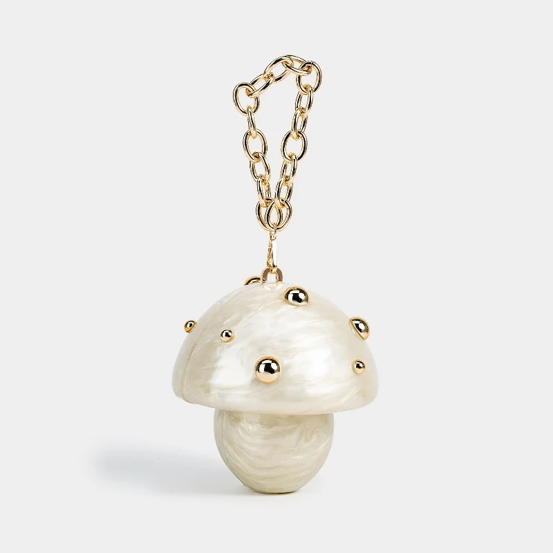 

Новая модная женская сумка на плечо с грибным дизайном, маленькая сумка для отдыха, акриловый женский вечерний клатч