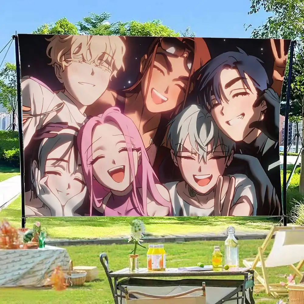 Beliebte Anime A-alienS S-Bühne High-End-Qualität Banner Druck künstlerische Atmosphäre Stil Camping Flagge