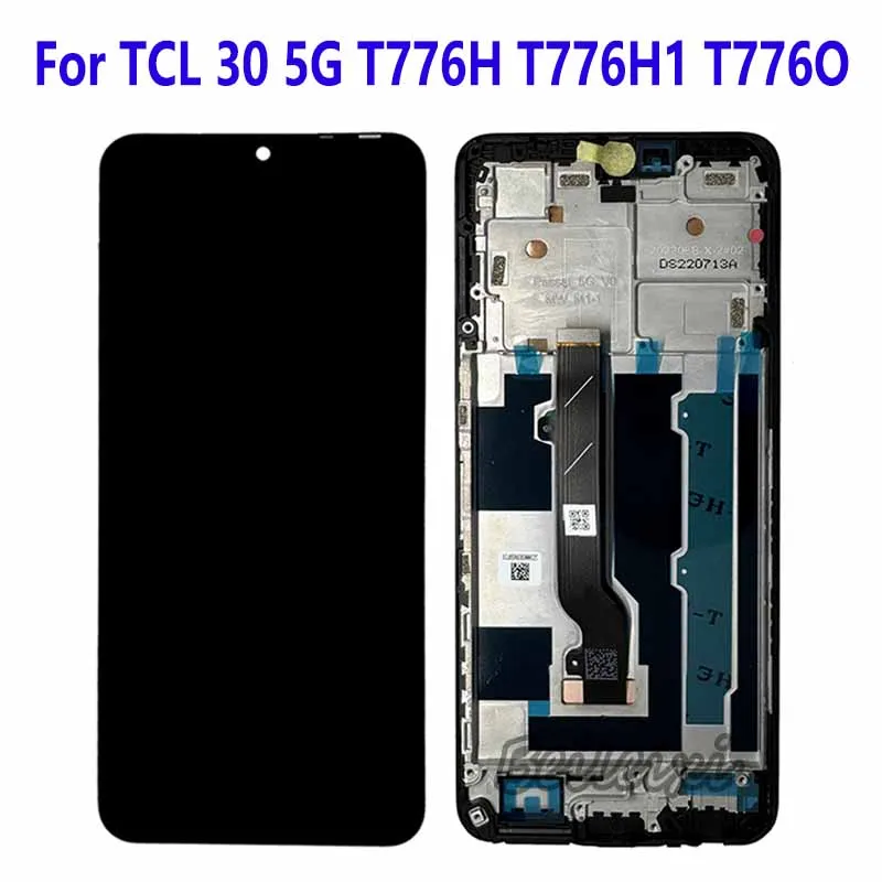 For TCL 30+ 30 Plus T676 T676J T676K LCD Display Touch Screen Digitizer Assembly For TCL 30 5G T776 T776H T776H1 T776O LCD