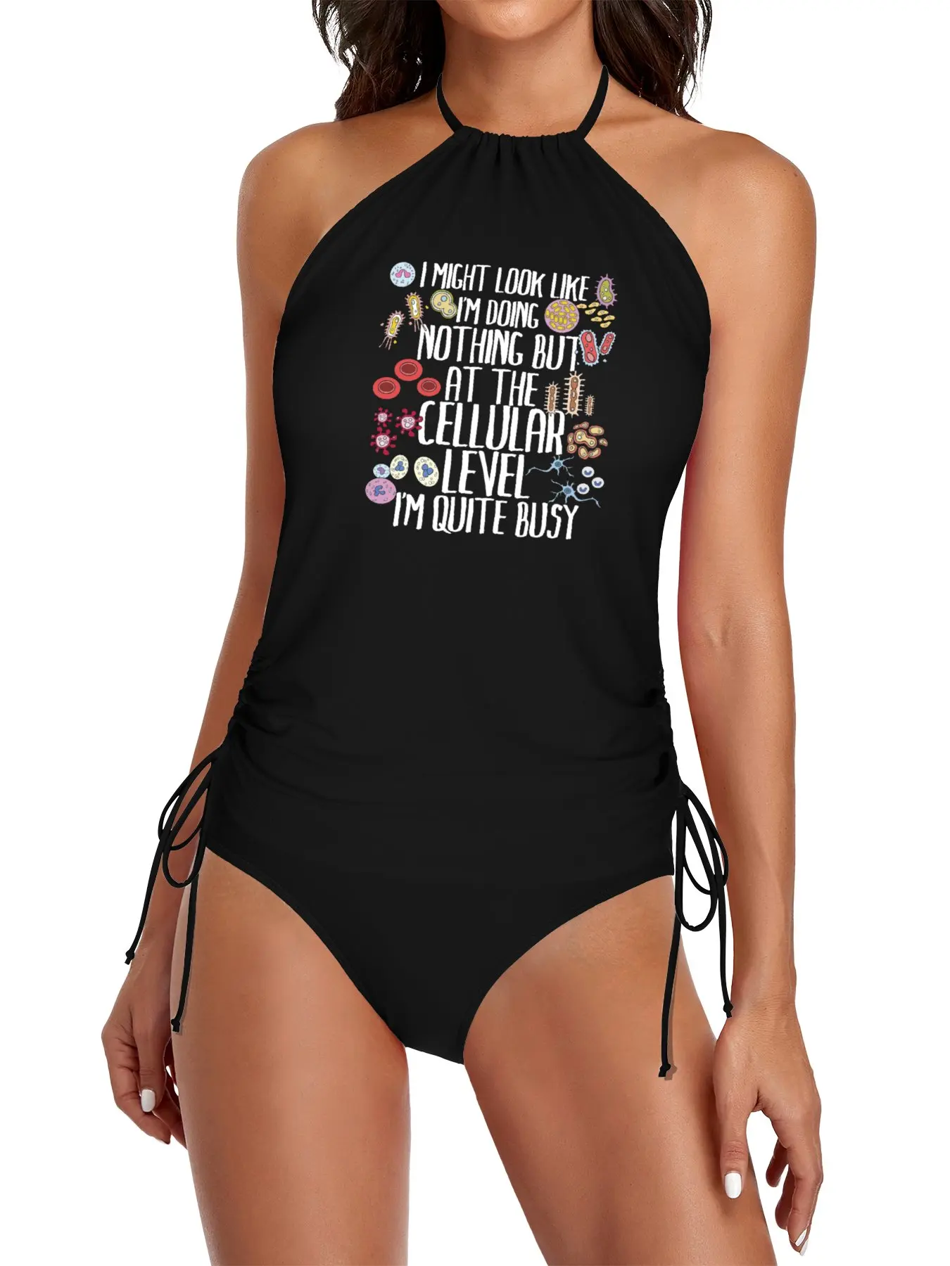 

BIOLOGY: Cellular Level Split Swimsuit Set beachwear woman 2025 Women's swimsuit beach wear for woman Summer set woman
