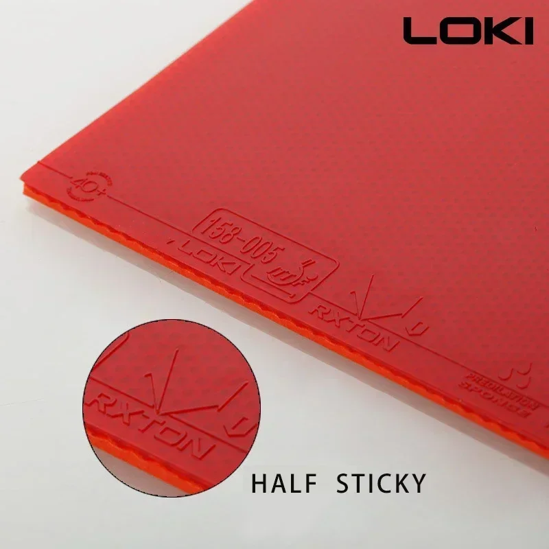 الأصلي LOKI RXTON 1 تنس الطاولة المطاط البثور في هجوم سريع شبه لزجة وانغ هاو ITTF المعتمدة بينغ بونغ المطاط مع الإسفنج