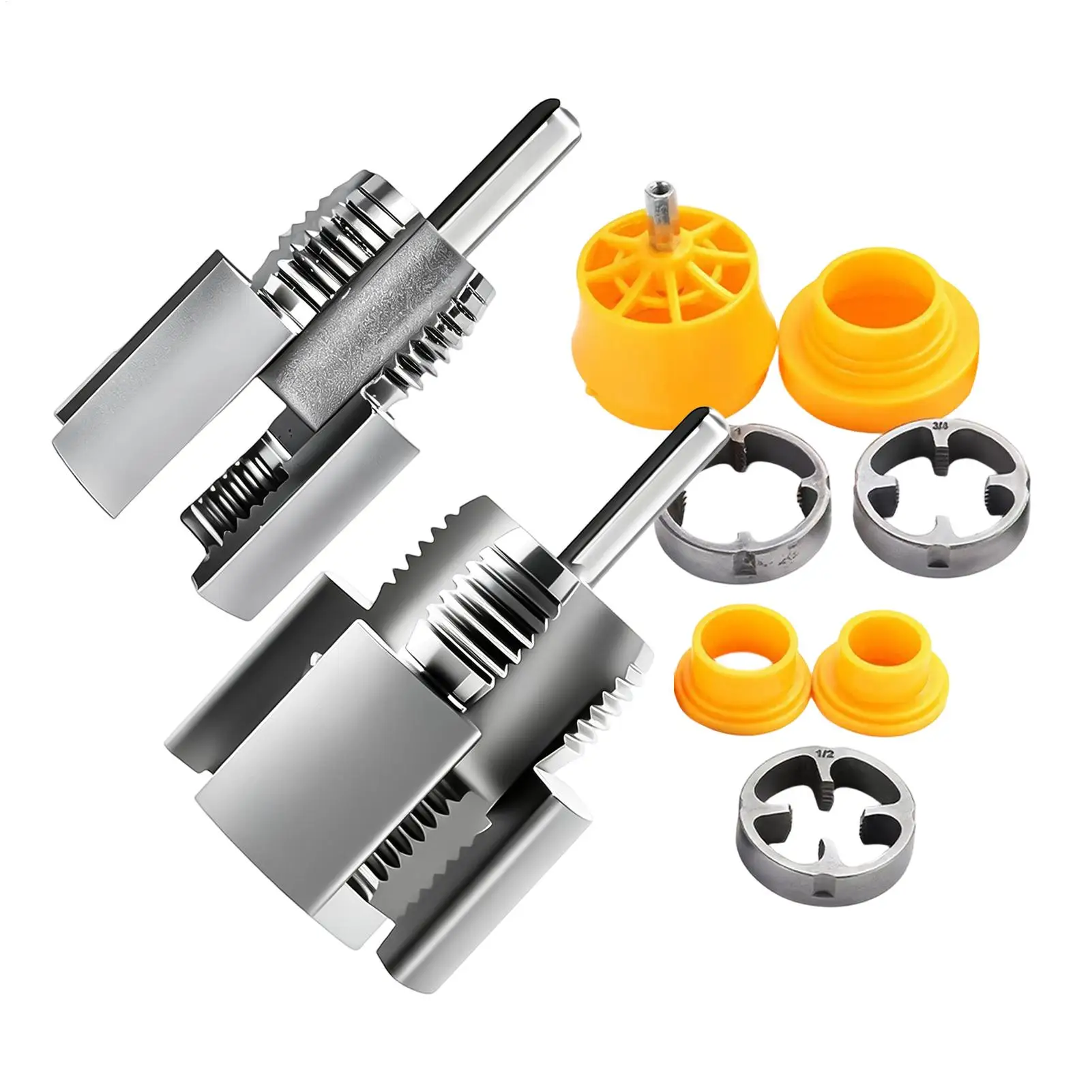 Pipe Thread Cutting Tool Multi-Size Internal/External Universal Heavy-Duty Pipe Thread Cutter Plumbing Tool For Workshop Garage