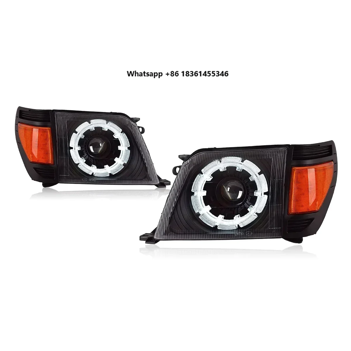 

LED Head Lamp Upgrade Modified For Prado LC95 Headlights 1990-2002 Dynamic Signal Head Lamp Auto Accessories