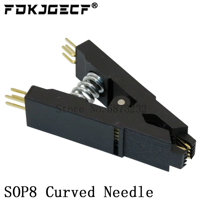 Update version SOIC8 SOP8 Test Clip For EEPROM 93CXX / 25CXX / 24CXX in-circuit programming+2 adapters