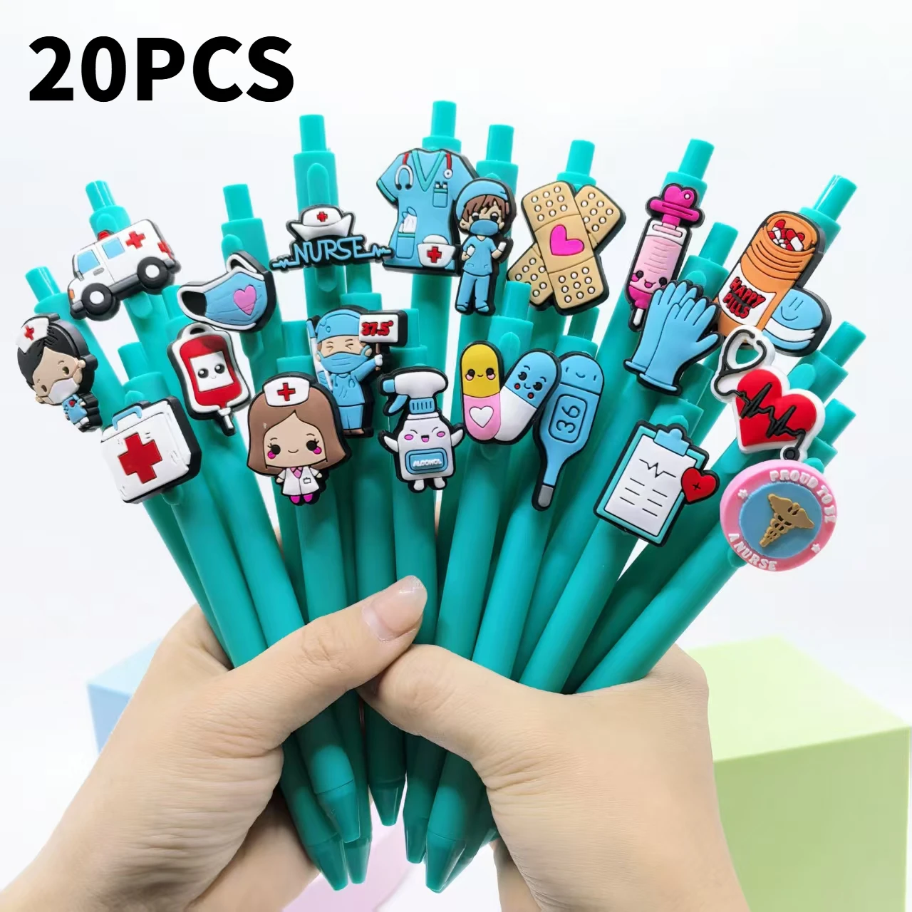 20/30PCS medische pen, verpleegster arts schrijven balpen, verpleegsterdag geschenkpen, willekeurige stijl
