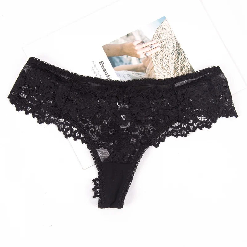 New Women Sexy Lace Panties Underwear Female Low-Rise Culottes Femme Bragas Mujer Cotton Crotch Breathable Lace Lingerie Panty