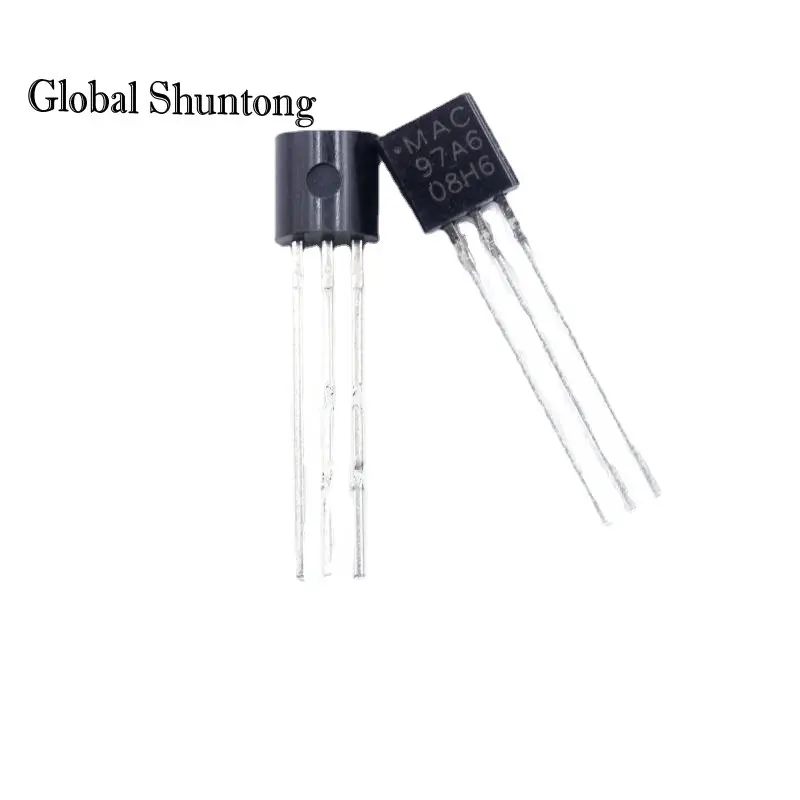 500pcs MAC97A6 Large Chip TO-92 Bidirectional Thyristor Npn High-frequency High-power Transistor Electronic Components