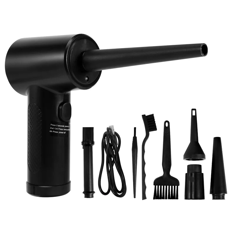 

Duster ALIM-Сжатый воздух-51000 об/мин-Очиститель для клавиатуры — хорошая замена баллончика со сжатым воздухом — многоразовый пылесос без консервов