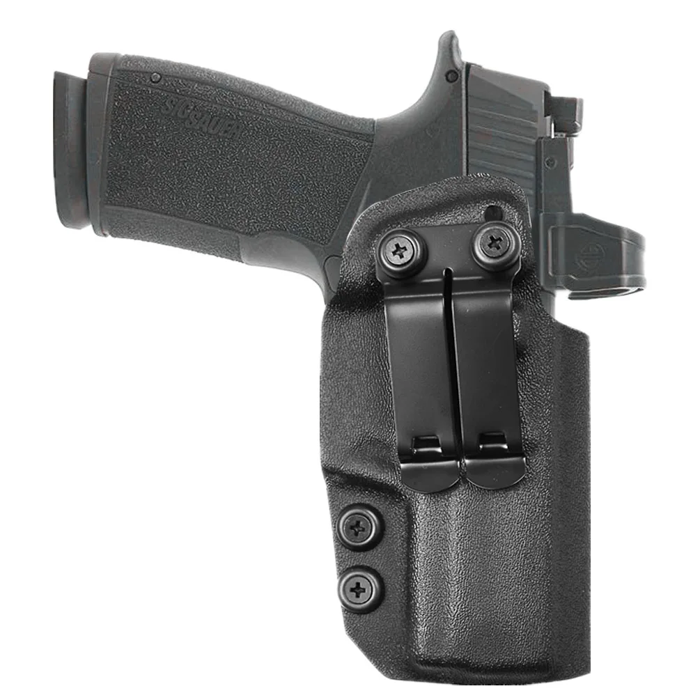 kydex Internal Holster for Sig Sauer p365 X - Macro 9mm RMR Red Dot Optic XMacro Inside The Waistban Concealed Carry Metal Clip