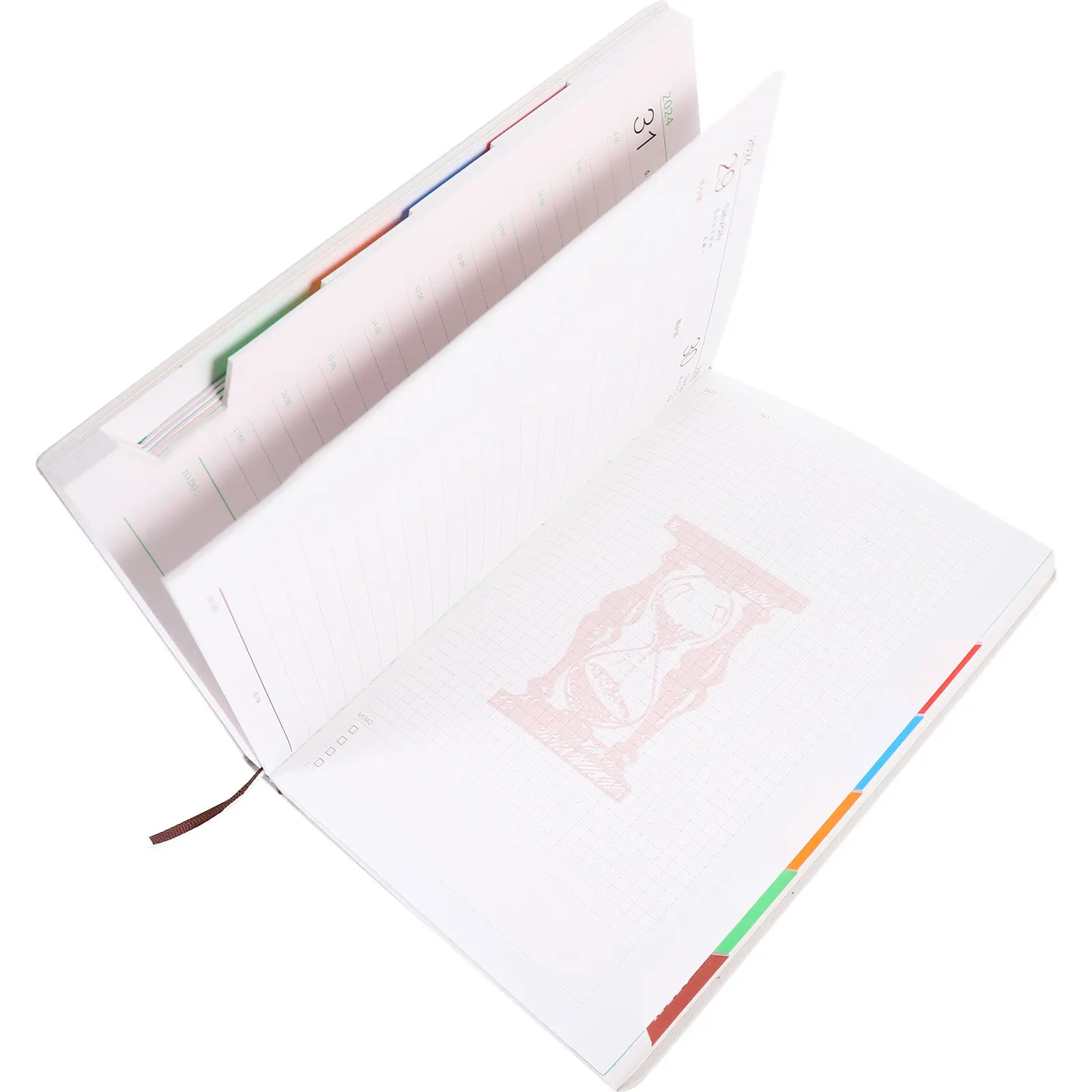 agenda-settimanale-per-appuntamenti-lavoro-e-studio-per-homeschooling-2024-blocco-note-per-scrittura-fluida-pianificazione-giornaliera-accademica