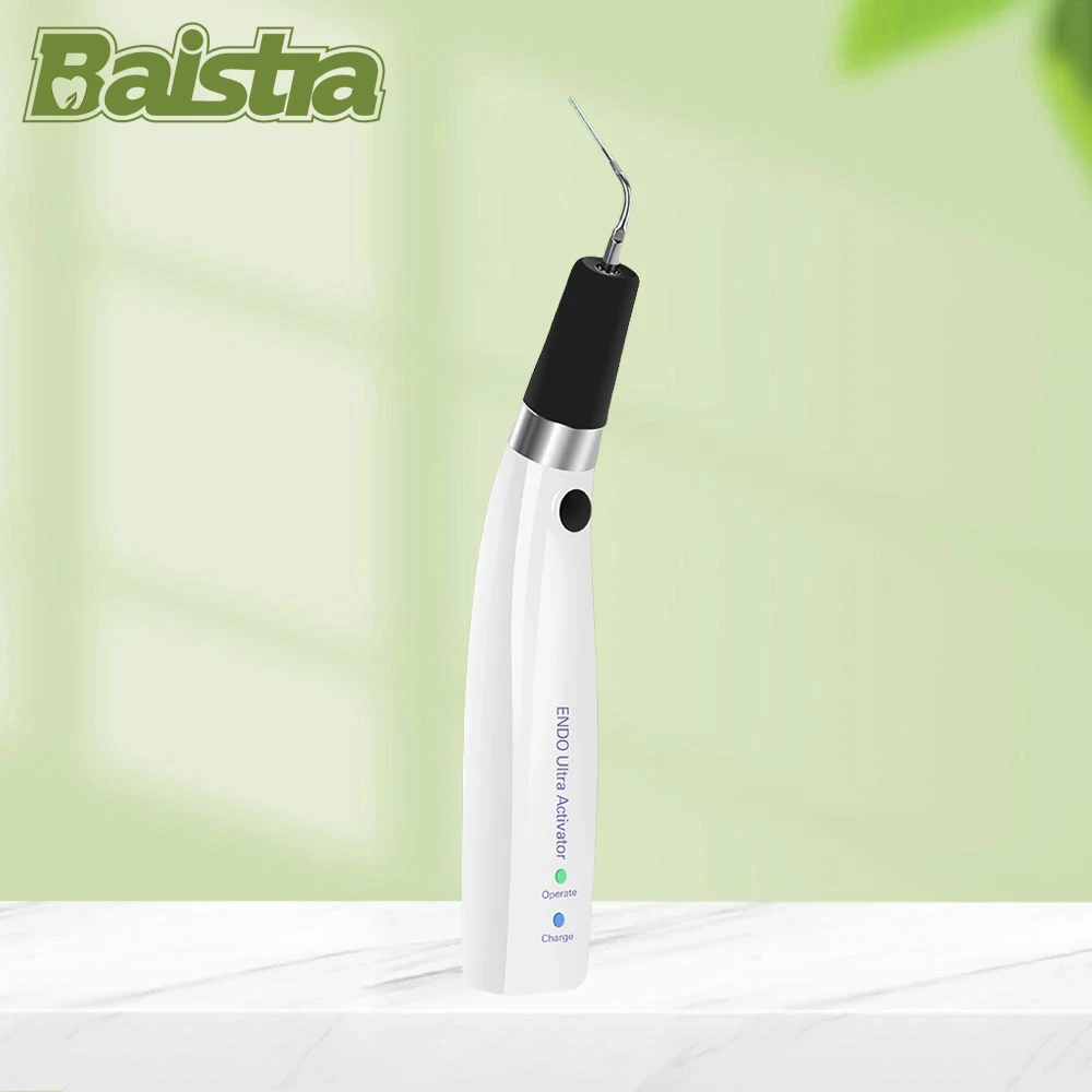 BAISTRA Dental Endo Ultra Activator Endo Irrigator 300 Rotatable Contra-angle Cordless Ultrasonic Operation Efficient Cleaning