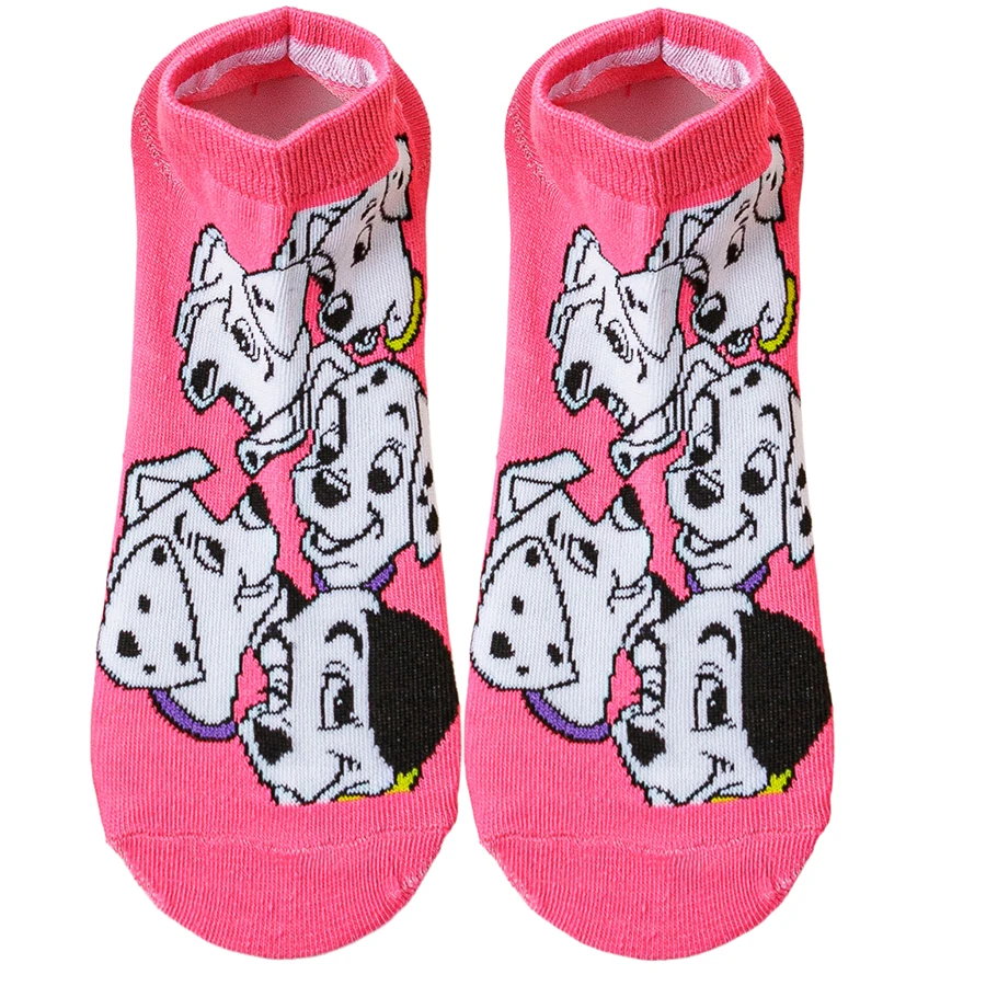 MINISO Disney Cartoon Anime Gamers Christmas Halloween Novelty Funny Happy Crazy Socks For Men Women Short Boat Calcetines