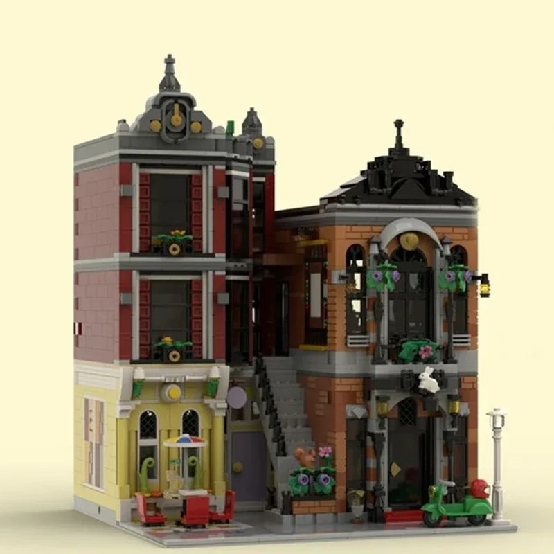 ThreeBricks Moc اللبنات عرض الشارع نموذج سلسلة المباني الحضرية 10312 الطوب التكنولوجيا لتقوم بها بنفسك لعب للأطفال هدايا الأطفال