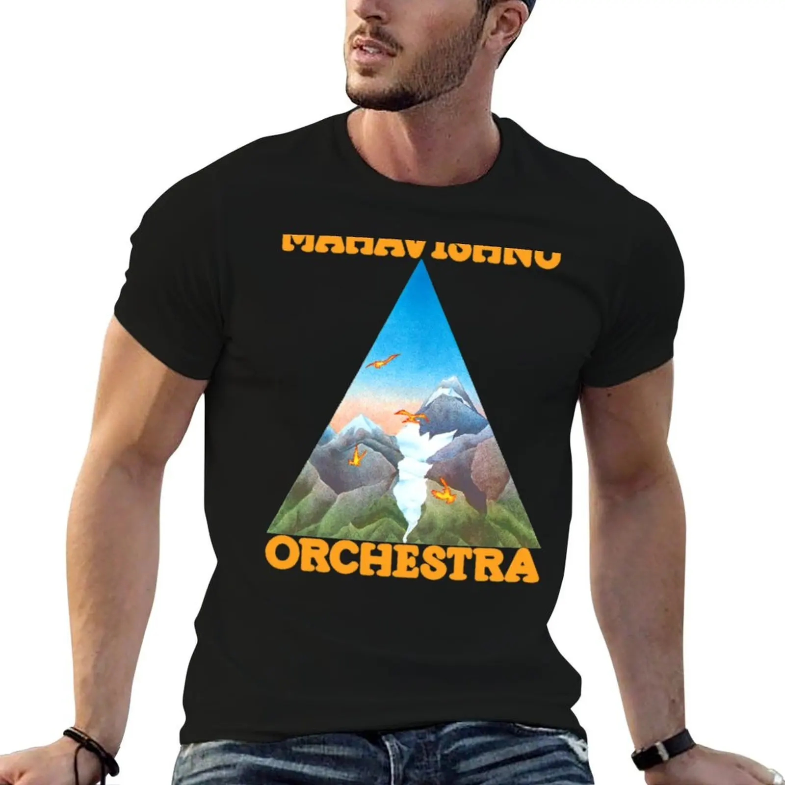 Футболка Mahavishnu Orchestra Essential, базовая однотонная футболка с короткими рукавами