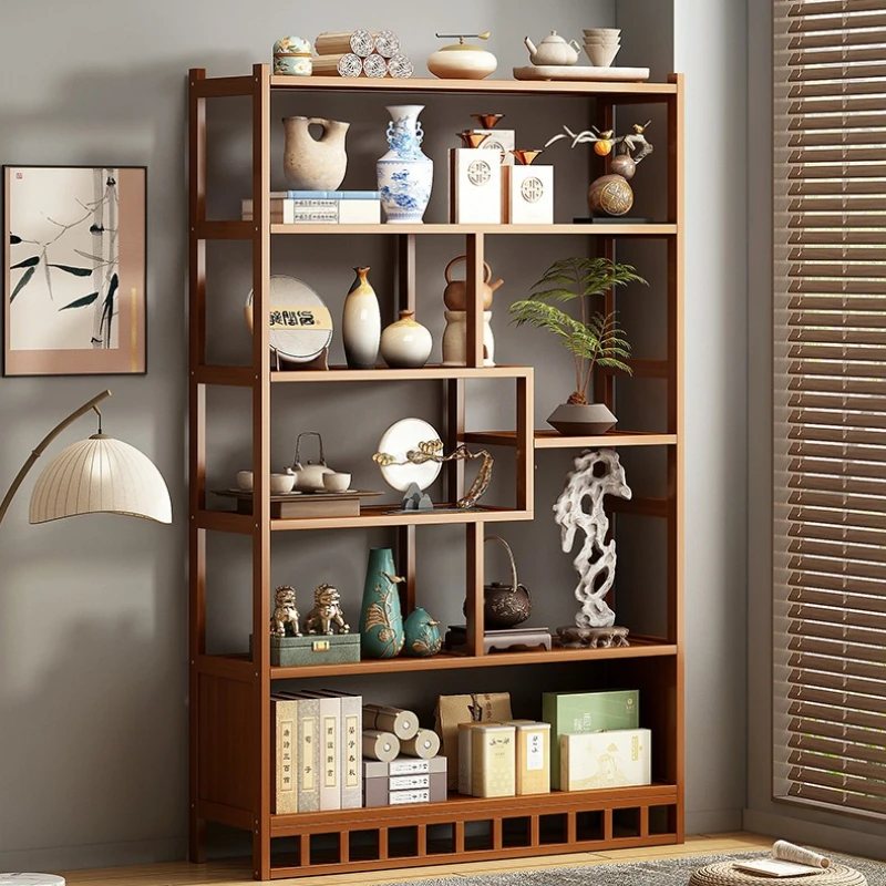 

Minimalist Bogu Rack Small New Chinese Tea Cabinet Tea Set Storage Cabinet Tea Display Cabinet Office Tea Room Partition Shelf
