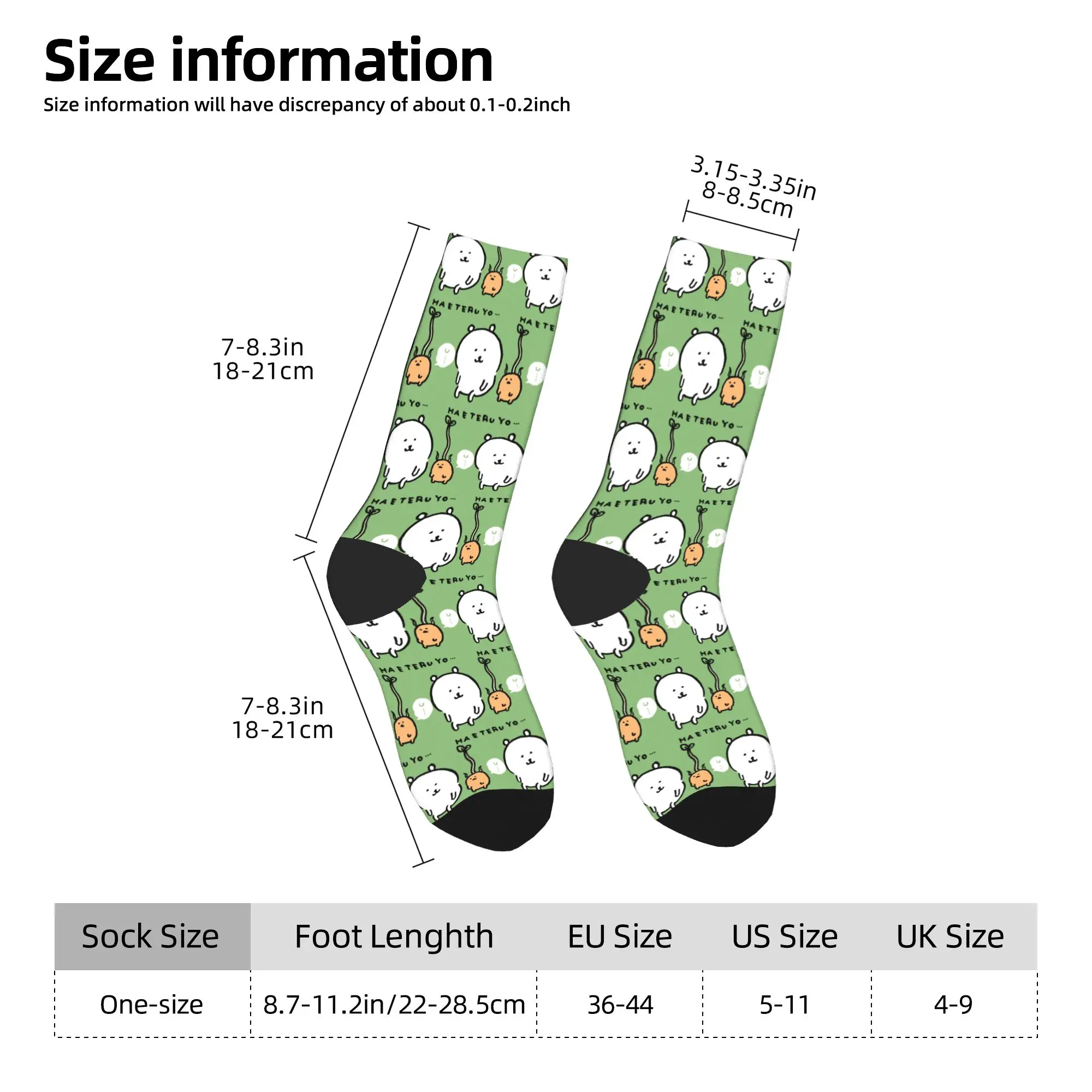 Joke Bear Haeteru Yo Cartoon Sokken Mannen Vrouwen Grappig Gelukkig Sokken Harajuku Lente Zomer Herfst Winter Midden Buis Sokken Gift