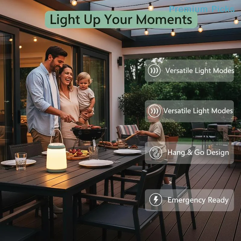 portablePortable Rechargeable LED Night Lamp Eye Protection Touch Sensor USB Powered Light for Bedroom Outdoor Camping