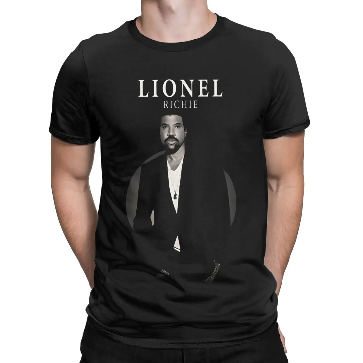Футболка Lionel Richie 80s Singer, одежда для мужчин и женщин, футболка из чистого хлопка с принтом поп-музыки, 2024