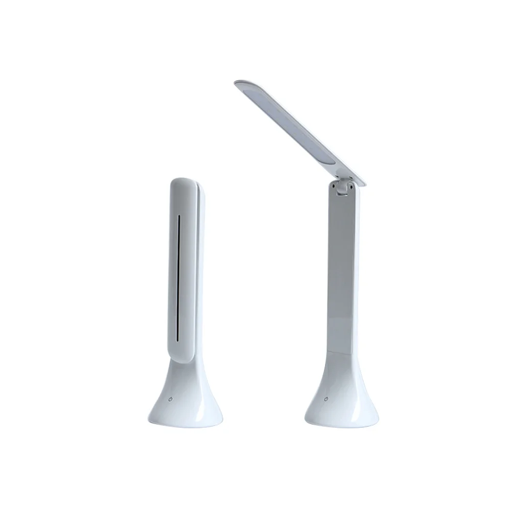 

LED Desk Lamp Touch Control 3-Level Dimmable Eye-Caring Foldable Design USB Rechargeable Portable Reading Light for Study Office