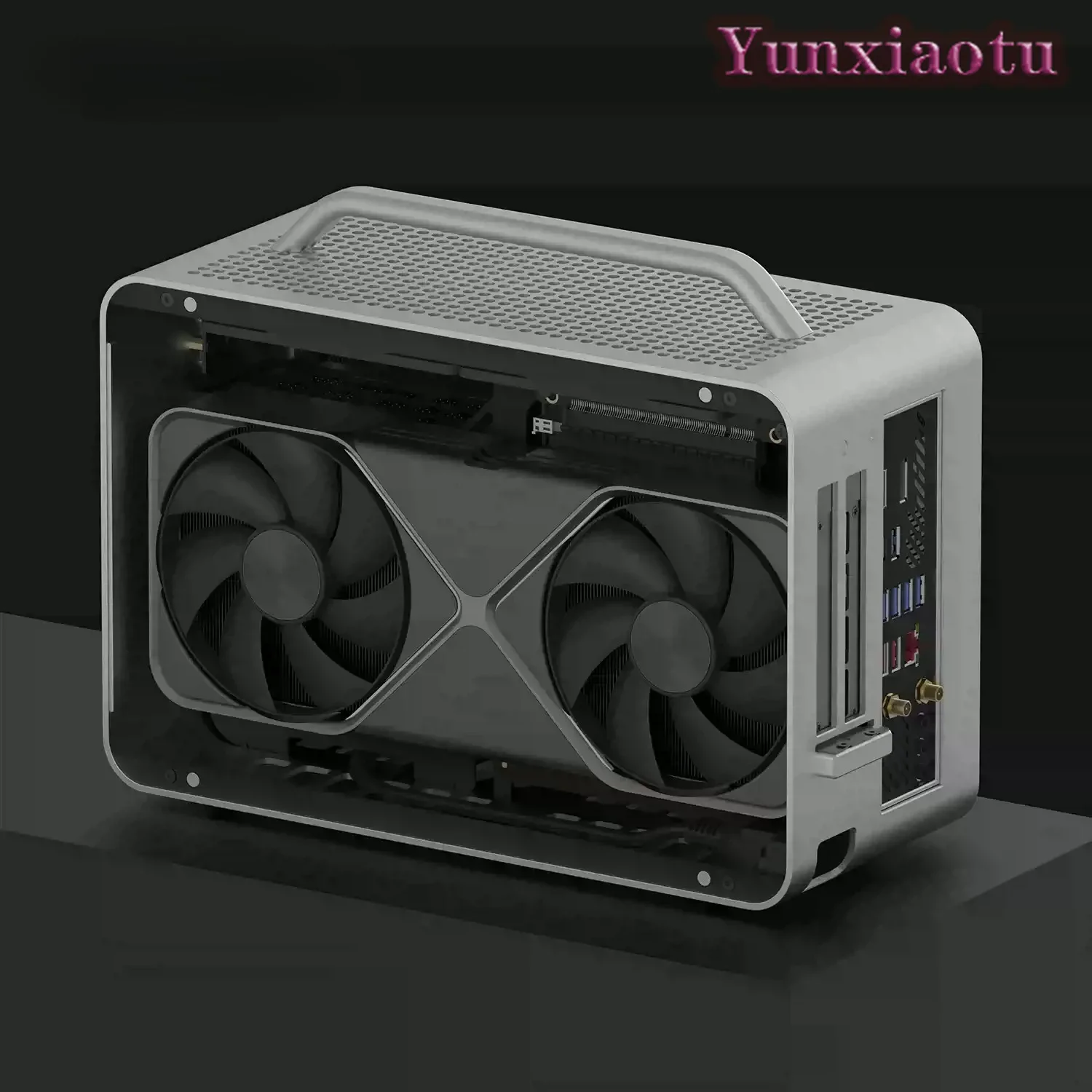 SF3 chassis ITX portable handheld aluminum alloy CNC desktop A4 structure desktop mesh air-cooled