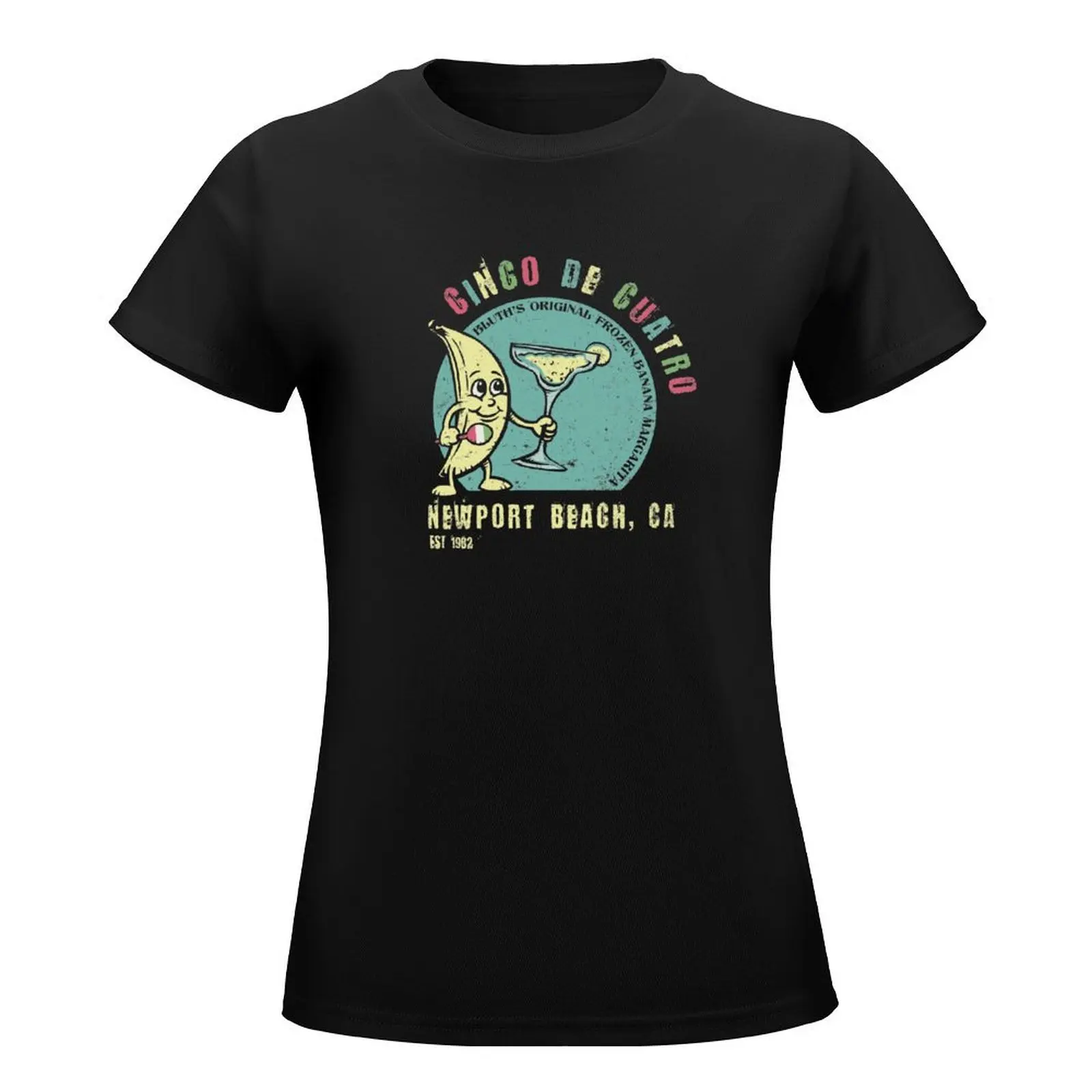 CInco de Cuatro T-Shirt quick-drying heavyweights workout t shirts for Women