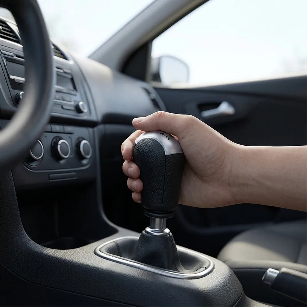 Black 5 6 Speed Knob Feature Easy Installation Process Car Accessories For Ford Focus 2005-2009 Black 5 6 Speed