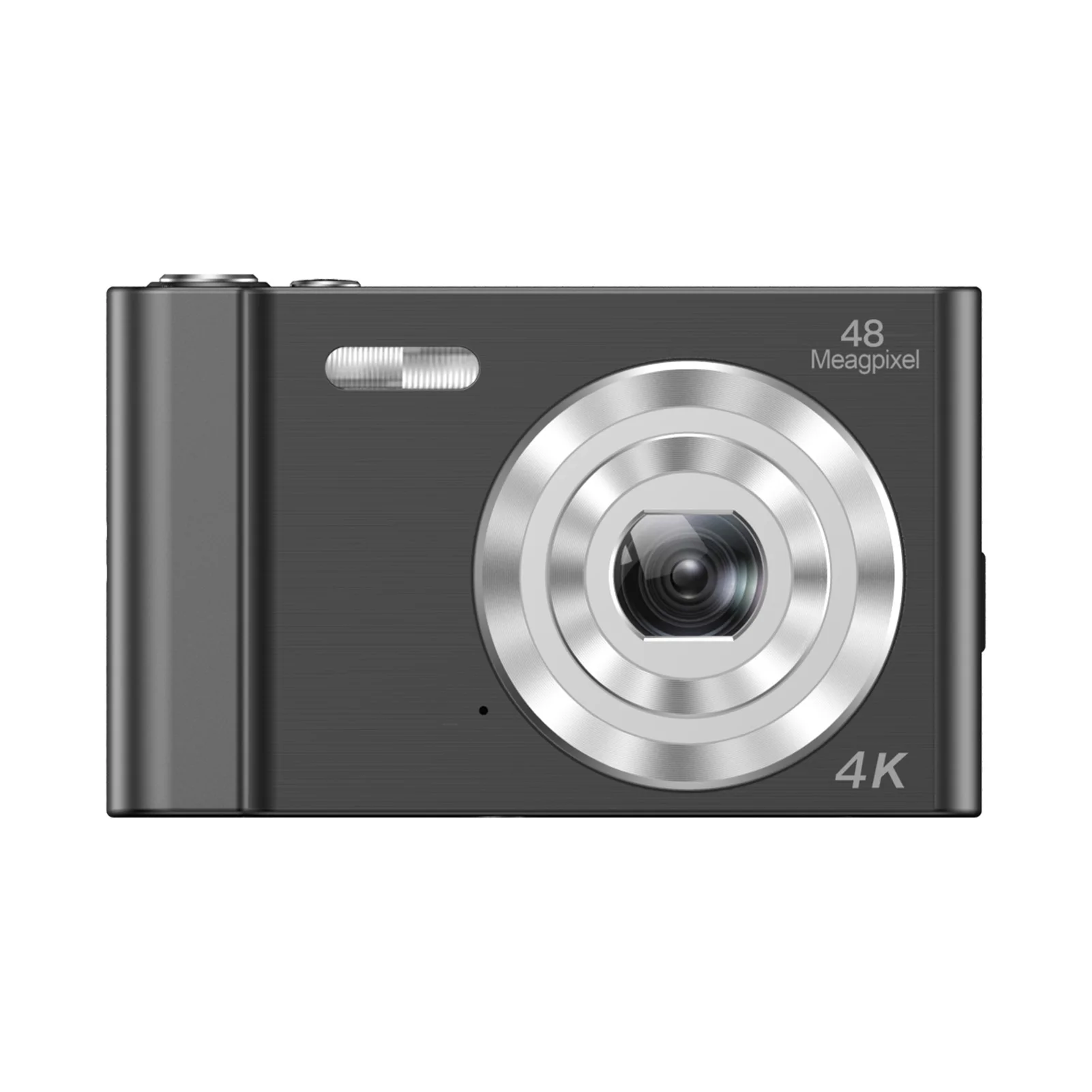 Andoer 4K Digital Camera 48MP 2.4In IPS Screen AF 16X Digital Zoom Anti-shake Face Detect Smile Capture with 32GB Memory Card