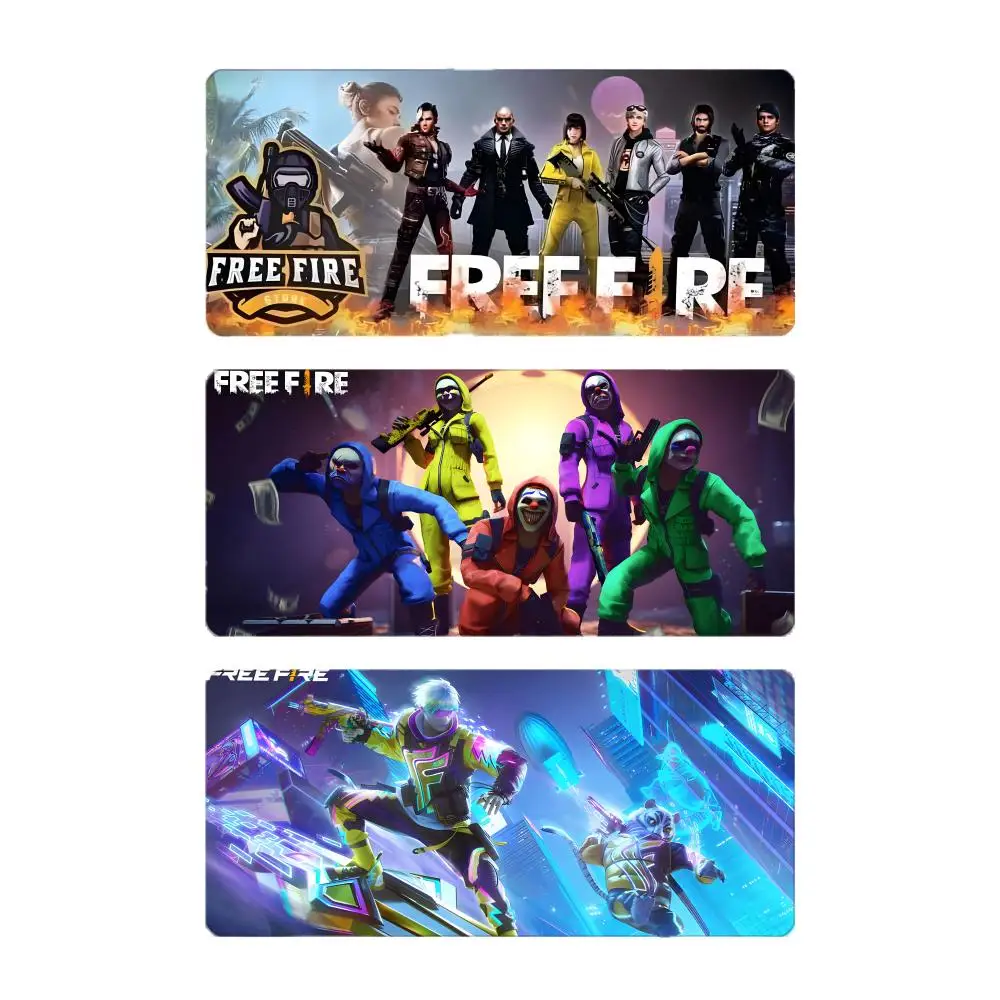 Popular Battle Royale Game F-Free Fire Mouse Pad Mousepad Large Gaming LockEdge Thickened PC Table Desk Mat